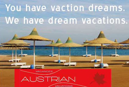 Austrian Vacations slogan