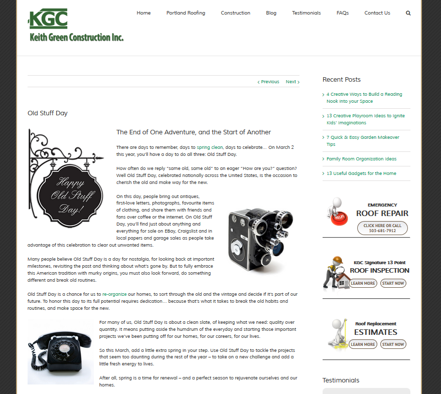 Keith Green Construction – Exaltus