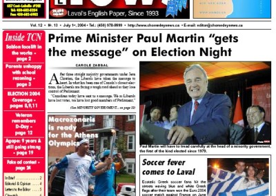 Election Night – Prime Minister Paul Martin
