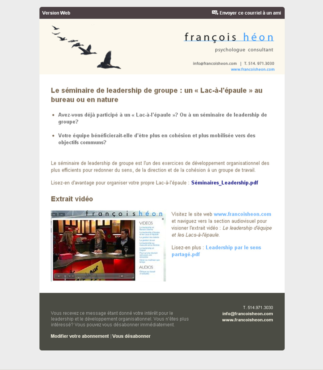 François Héon - Email marketing Montreal